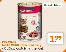 Fressnapf Premiere Meat Menu Katzennahrung Angebot