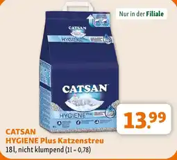 Fressnapf Catsan Hygiene Plus Katzenstreu Angebot