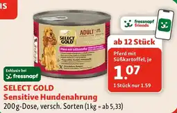 Fressnapf SELECT GOLD Sensitive Hundenahrung Angebot
