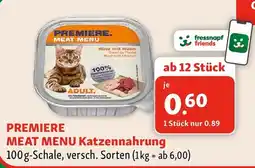 Fressnapf Premiere Meat Menu Katzennahrung Angebot