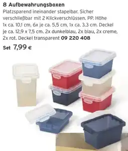 Tchibo Eduscho 8 Aufbewahrungsboxen Angebot
