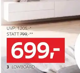XXXLutz 3 LOWBOARD Angebot