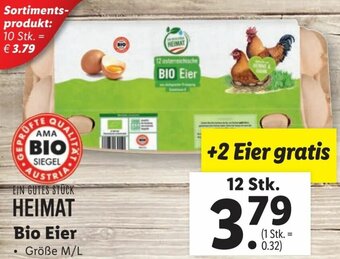 Lidl Heimat Bio Eier Angebot