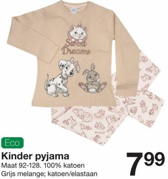 Zeeman Kinder Pyjama Angebot