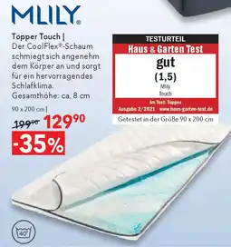 Matratzen Concord MLILY Topper Touch Angebot