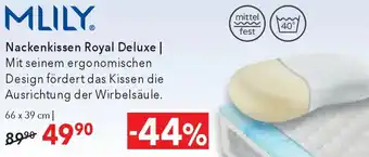 MLILY Nackenkissen Royal Deluxe