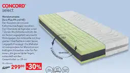 Matratzen Concord CONCORD select Wendematratze Dura Plus H4 und H5 Angebot