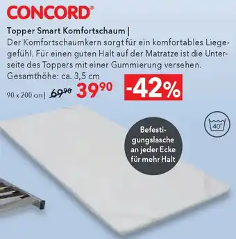 CONCORD Topper Smart Komfortschaum