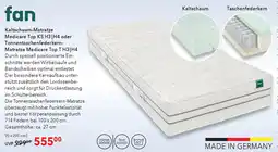 Matratzen Concord fan Kaltschaum-Matratze Medicare Top KS H3 | H4 oder Tonnentaschenfederkern Matratze Medicare Top T H3|H4 Angebot