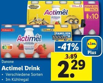 Lidl Actimel Drink Angebot