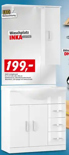 Bauhaus Waschplatz INKA Angebot