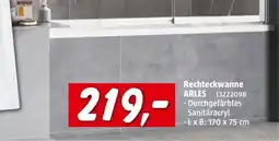 Bauhaus Rechteckwanne ARLES Angebot
