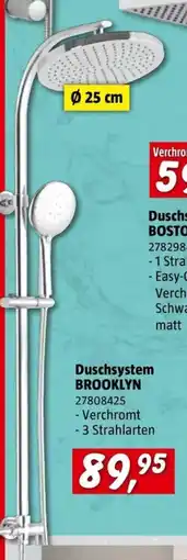 Bauhaus Duschsystem BROOKLYN Angebot