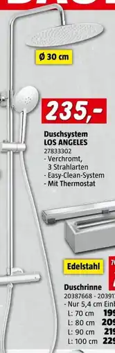 Bauhaus Duschsystem LOS ANGELES Angebot