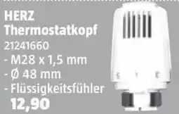 Bauhaus HERZ Thermostatkopf Angebot