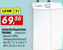 Bauhaus Untertischspeicher TRONIC Angebot