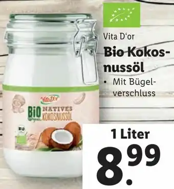 Lidl Bio Kokos-Nussöl 1 Liter Angebot