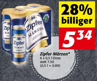 Strasser Markt Zipfer Märzen Angebot