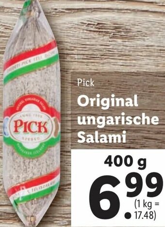 Lidl Original Ungarische Salami 400g Angebot