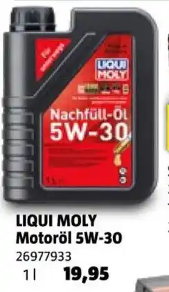 Bauhaus LIQU MOLY Nachfüll-Öl 5W-30 Angebot