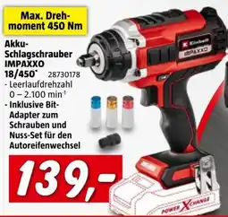 Bauhaus Einhell Akku- Schlagschrauber IMPAXXO Angebot