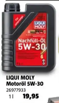 Bauhaus LIQU MOLY Nachfüll-Öl 10W-40 Angebot