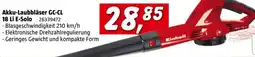 Bauhaus Einhell Akku-Laubbläser GC-CL 18 Li E-Solo Angebot