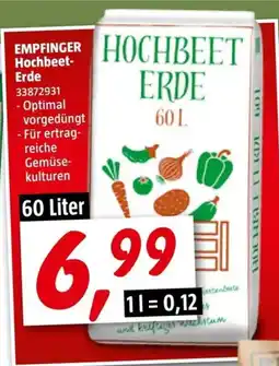 Bauhaus EMPFINGER Hochbeet- Erde Angebot