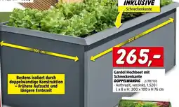 Bauhaus Gardol Hochbeet mit Schneckenkante DOPPELWANDIG Angebot