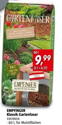 Bauhaus EMPFINGER Klassik Gartenfaser Angebot