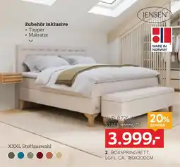 XXXLutz JENSEN Boxspringbett Angebot
