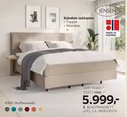 XXXLutz JENSEN Boxspringbett Angebot