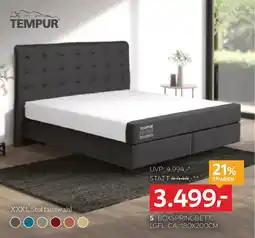 XXXLutz TEMPUR Boxspringbett Angebot