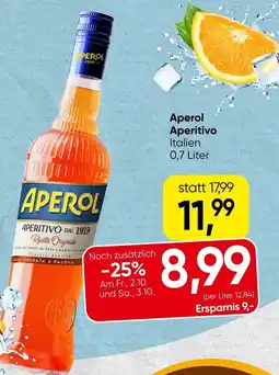 Spar Aperol Aperitivo Angebot