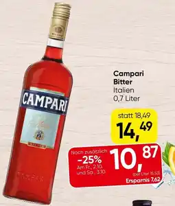 Spar Campari Bitter Angebot