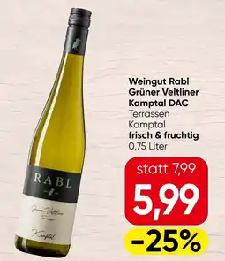 Spar Weingut Rabl Grüner Veltliner Kamptal DAC Terrassen Angebot
