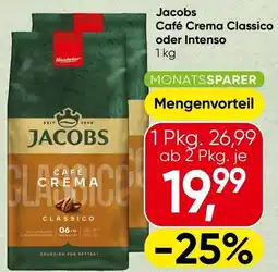 Spar Jacobs Café Crema Classico Angebot