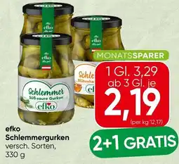 Spar efko Schlemmergurken Angebot