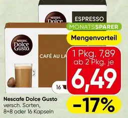 Spar Nescafe Dolce Gusto Angebot