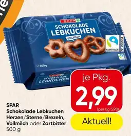 Spar SPAR Schokolade Lebkuchen Angebot
