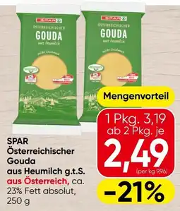 Spar SPAR Österreichischer Gouda Angebot
