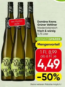 Spar Domäne Krems Grüner Veltliner Angebot