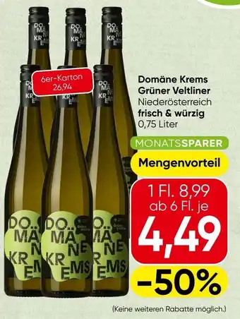 Spar Domäne Krems Grüner Veltliner Angebot
