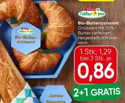 Spar Spar Natur pur Bio-Buttercroissant Angebot