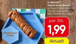 Spar S-Budget Käsekrainer Snack Angebot