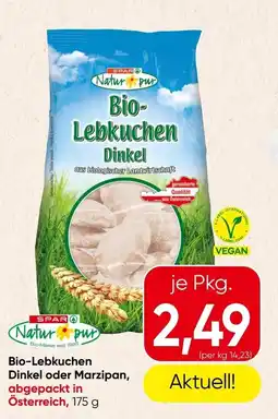 Spar Bio-Lebkuchen Dinkel Angebot