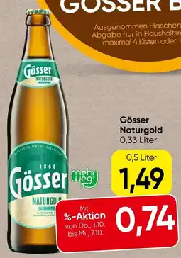 Spar Gösser Naturgold Angebot