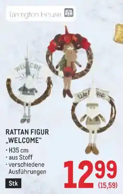 Metro Tarrington House RATTAN FIGUR „WELCOME“ Angebot