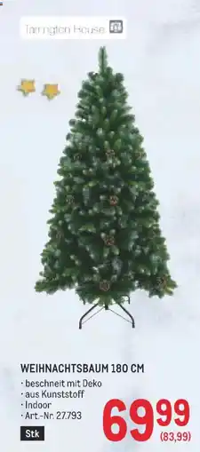 Metro Tarrington House Weihnachtsbaum 180 CM Angebot