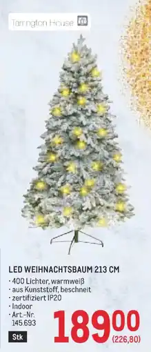 Metro Tarrington House LED Weihnachtsbaum 213 cm Angebot